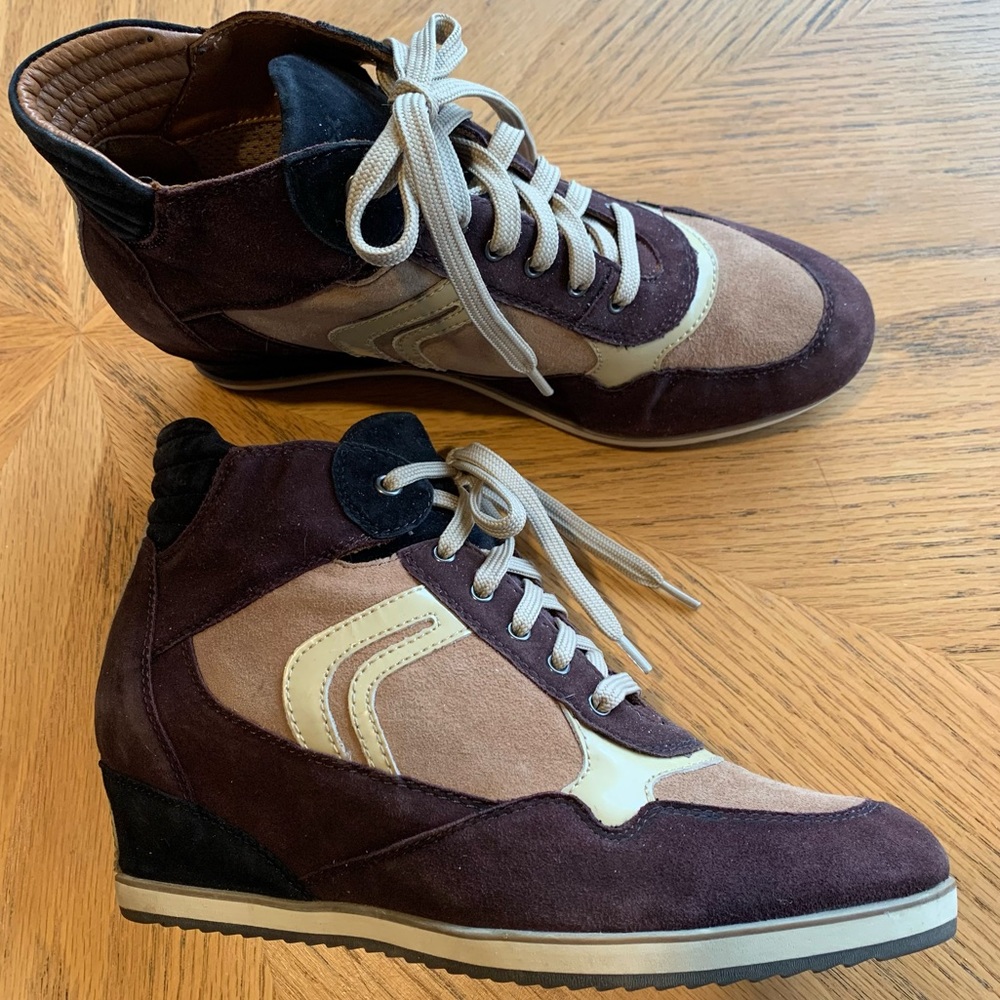 Geox wedge sneakers 9